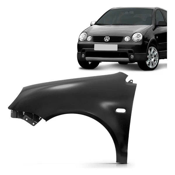 Para-lama Volkswagen Polo 2003 a 2007 Lado Esquerdo Novo Centauro